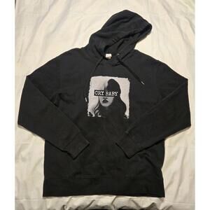 Melanie Martinez Cry Baby Alt Aesthetic Black Hoodie Sweatshirt Gently Used Sz L